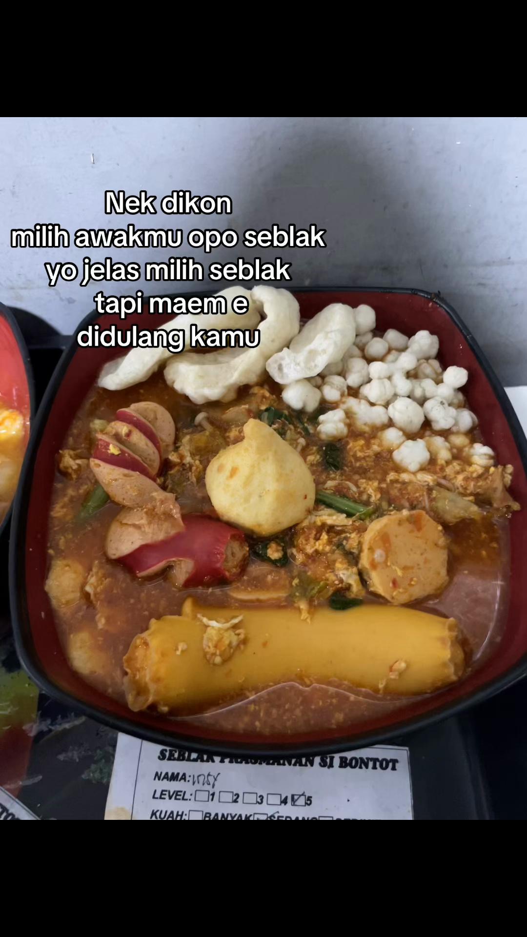 @Seblak Prasmanan Sibontot