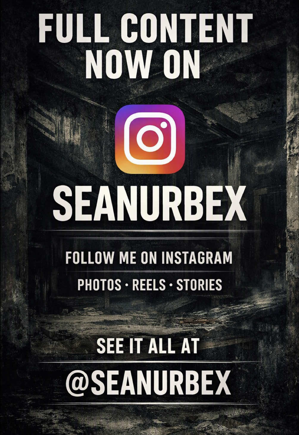 @EXPLORE ON INSTAGRAM seanurbex