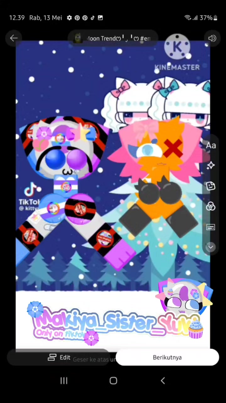 @🩵❄Emoji cat Snow cute❄🩵
