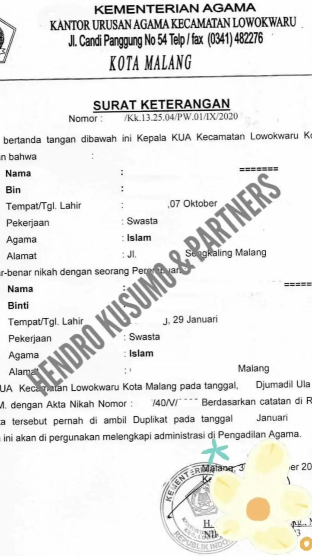 @HENDRO KUSUMO PENGACARA