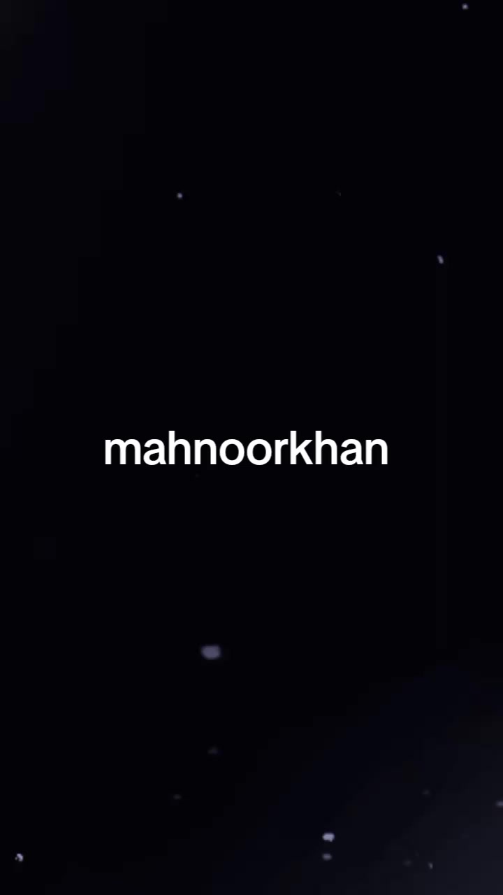 @Mahnoor khan