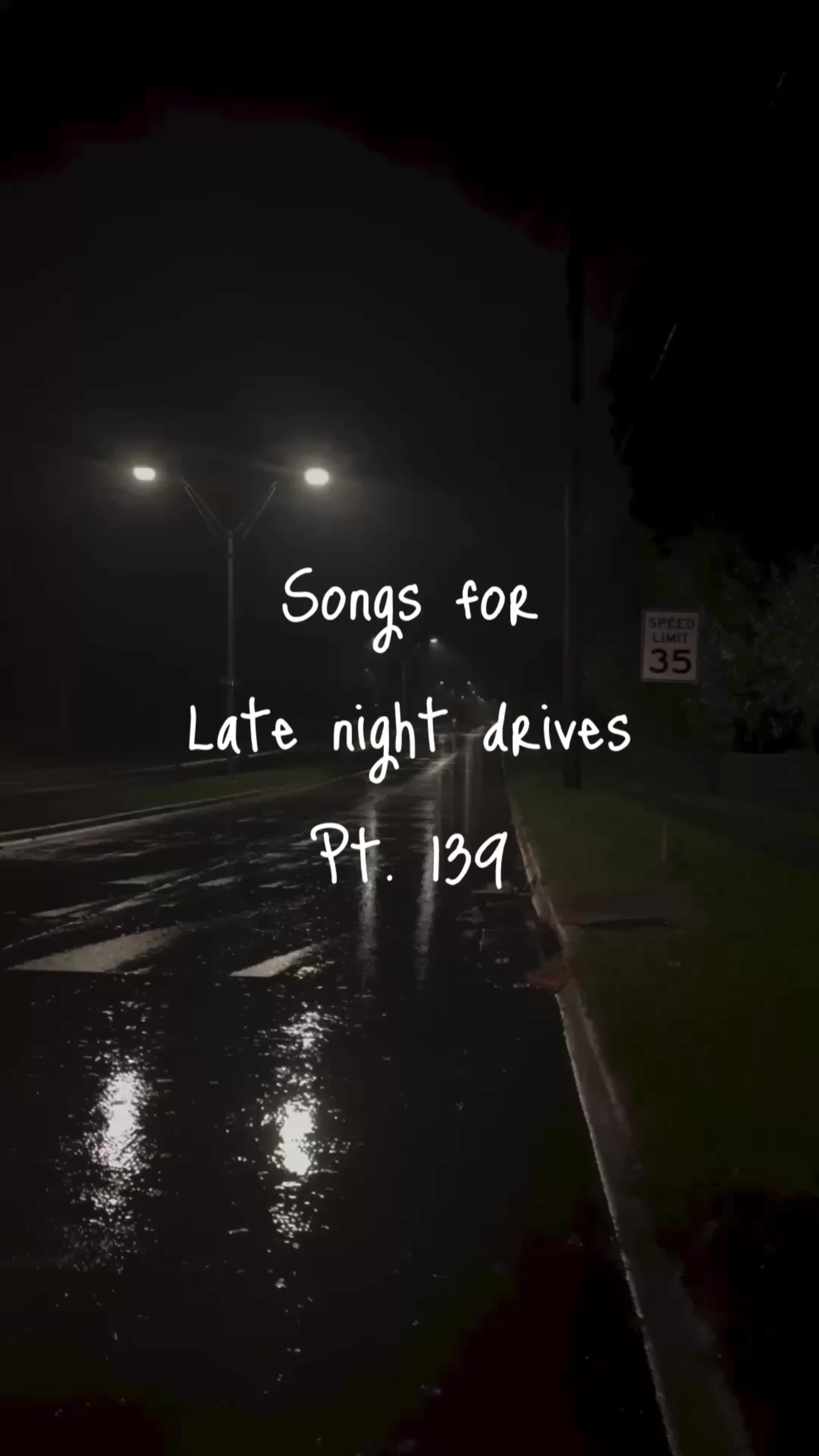 @late nite drives 🥀✨