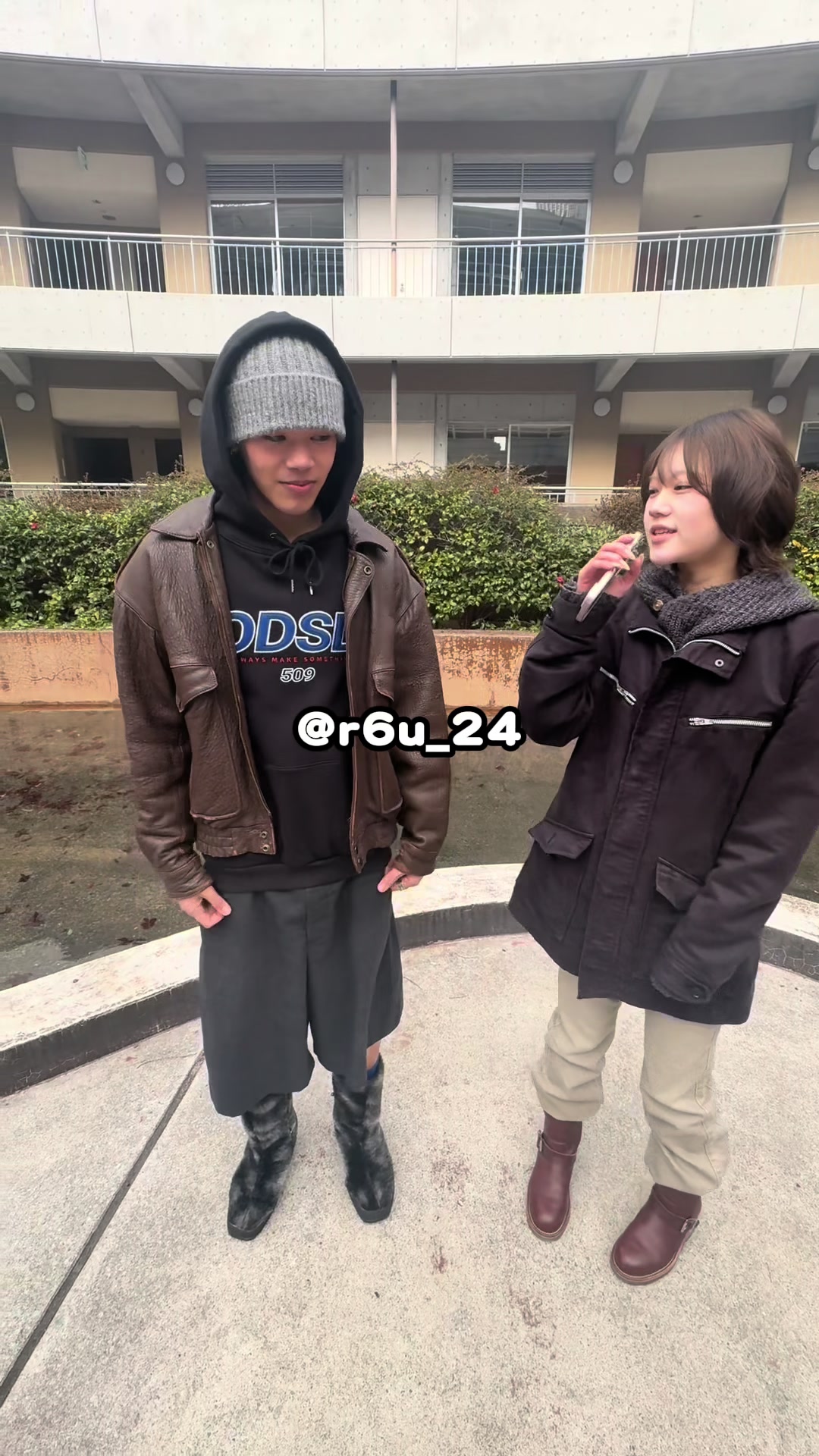 @明治学院大学 ファッションスナップ