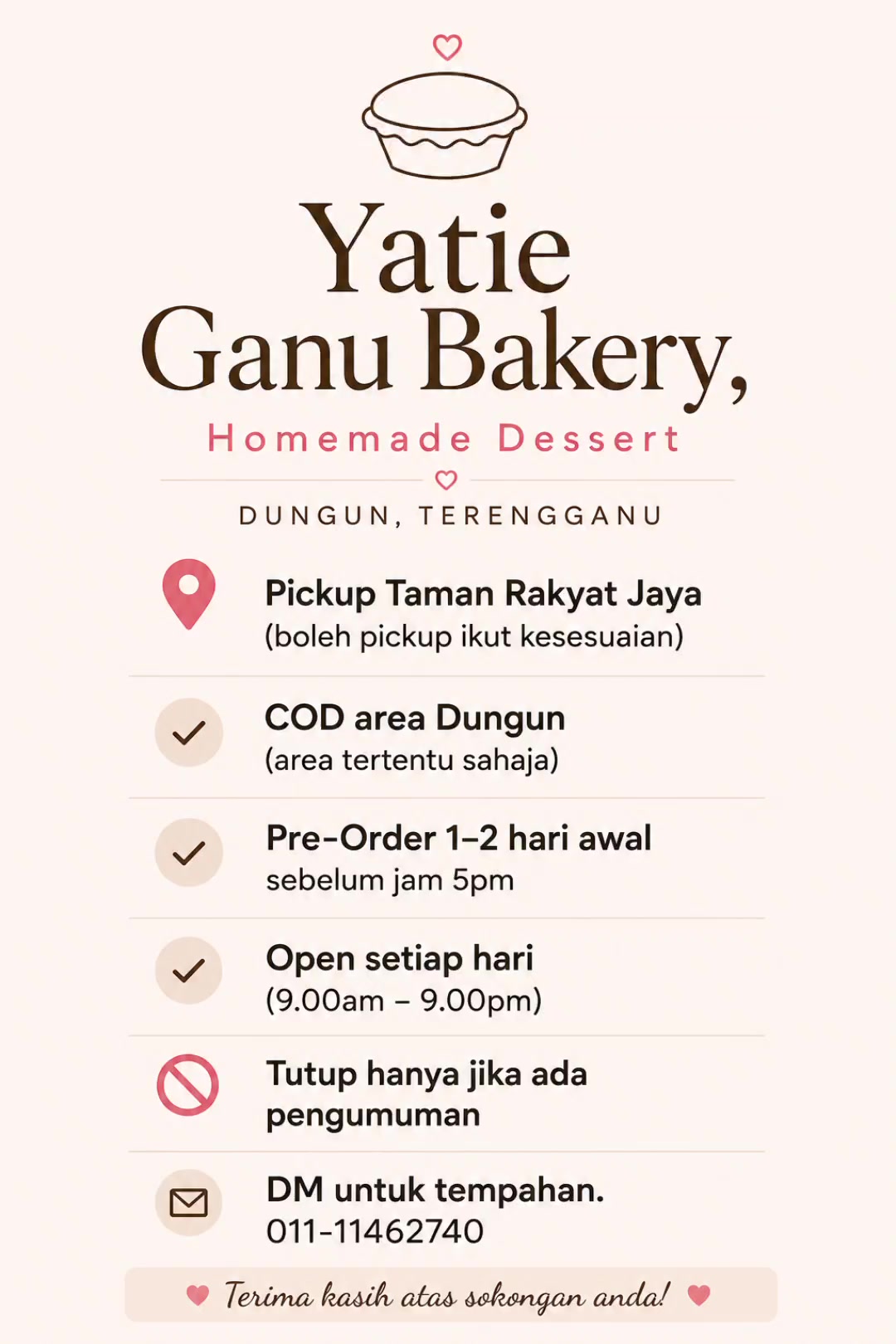 @-YATIE GANU BAKERY✨️