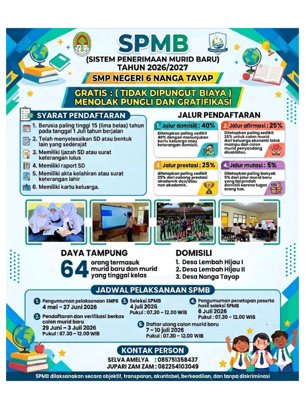 @SMPN 6 NANGA TAYAP