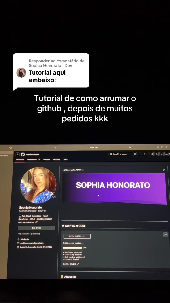 @Sophia Honorato | Dev