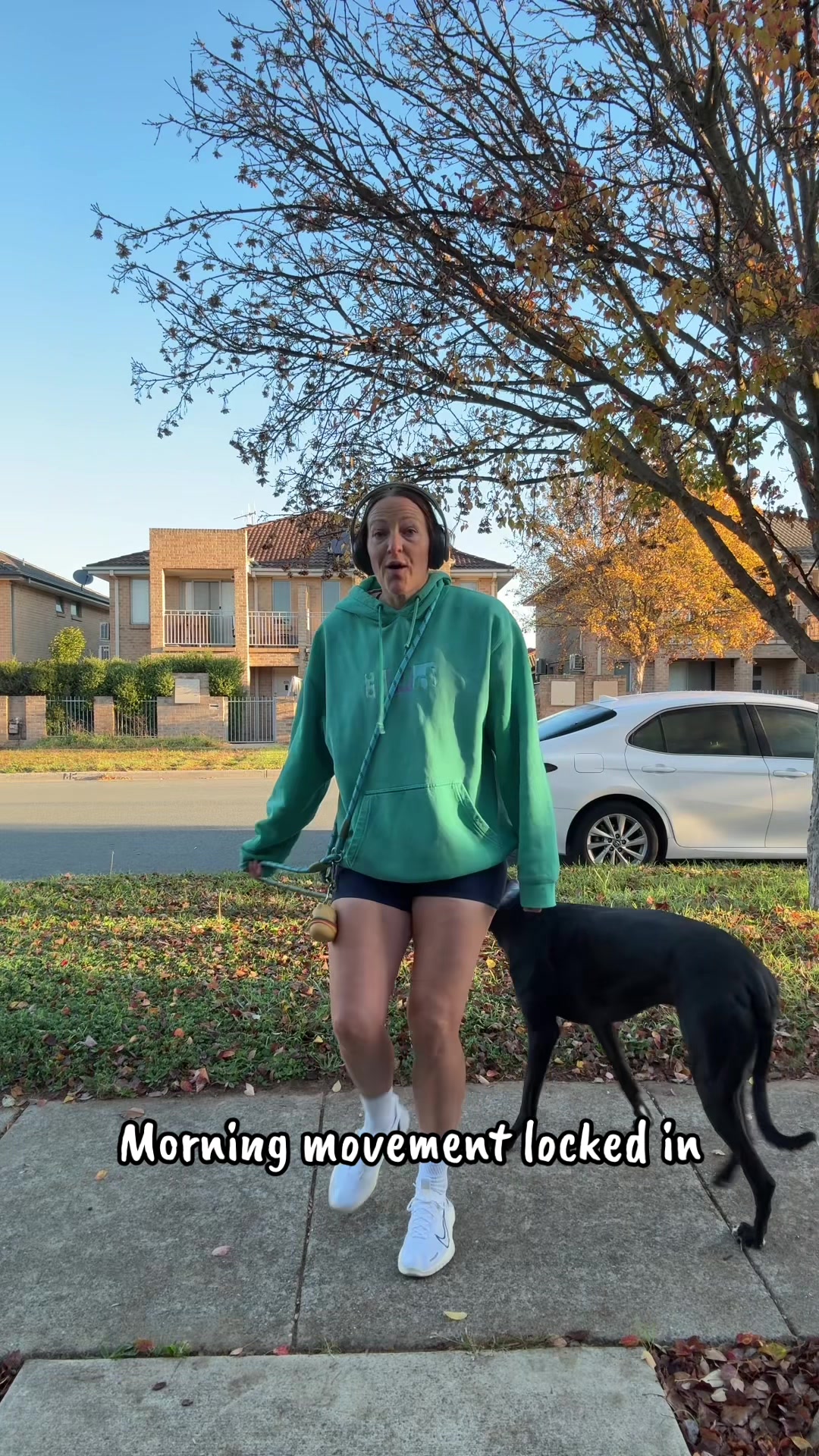 @cristel runs a marathon