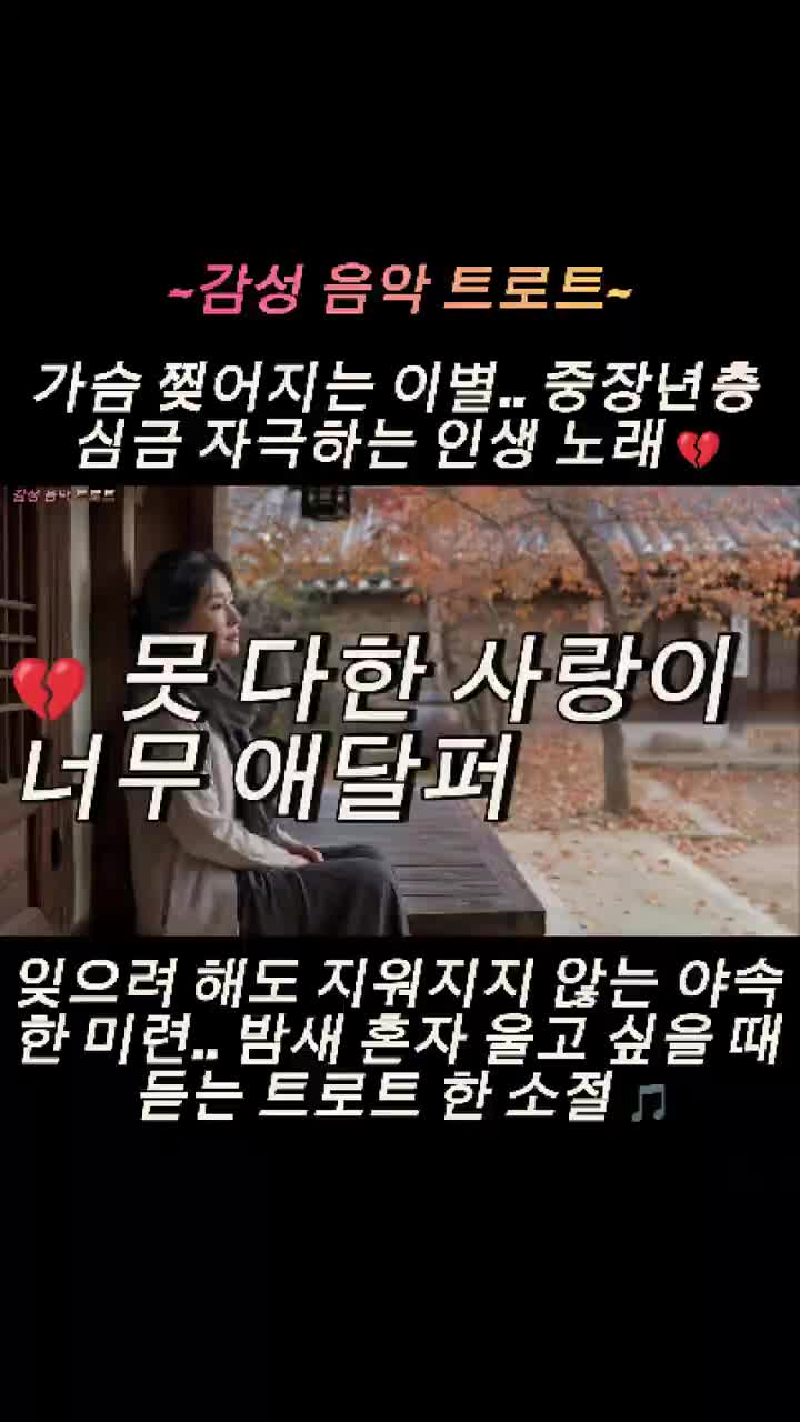 @감성 음악 트로트