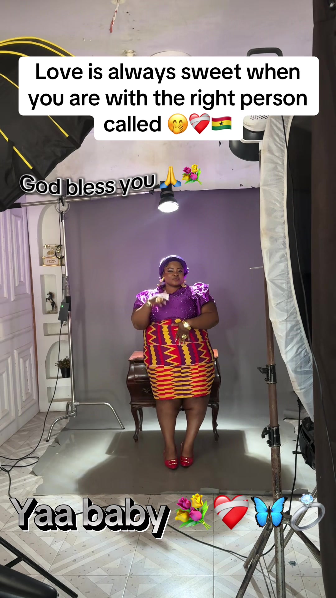 @God bless my mum kente shop