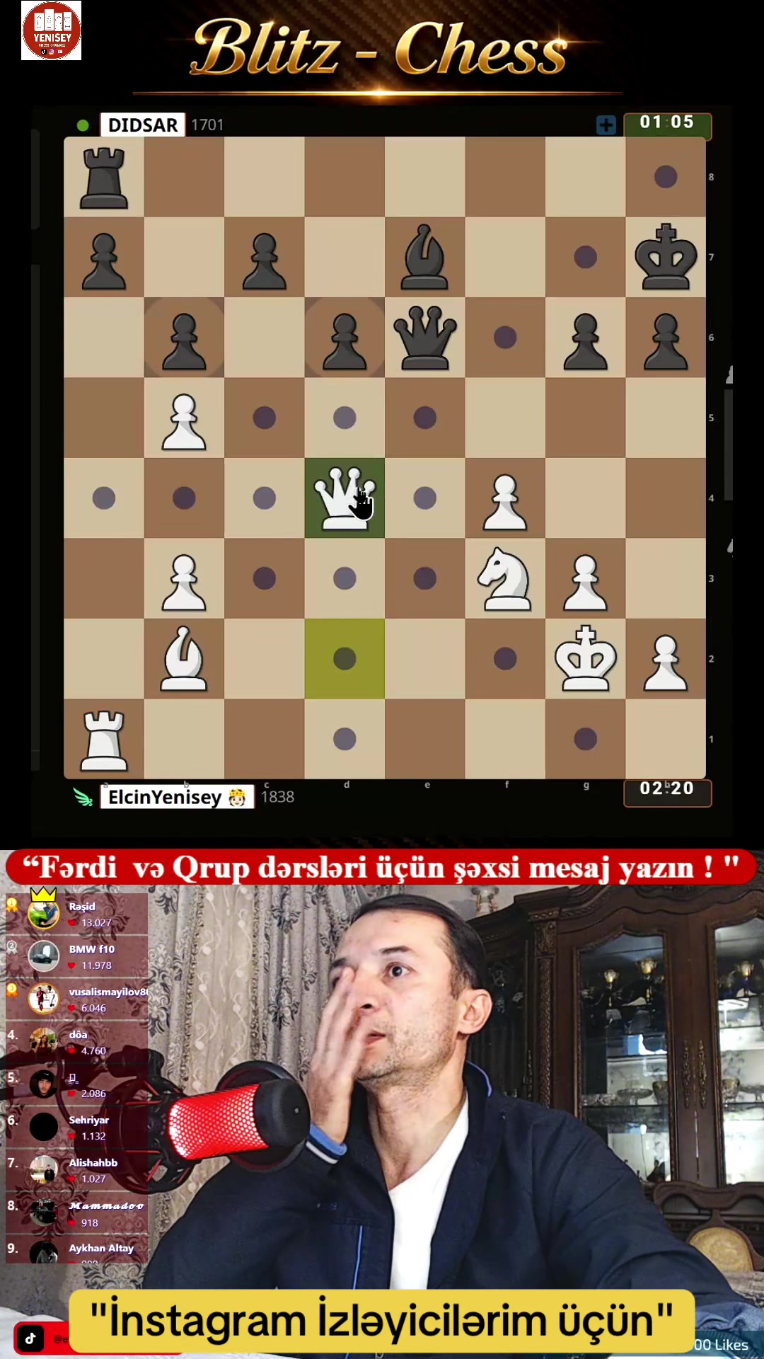 @𝐸𝓁𝒸𝒾𝓃 𝒴𝑒𝓃𝒾𝓈𝑒𝓎 ✅♟️