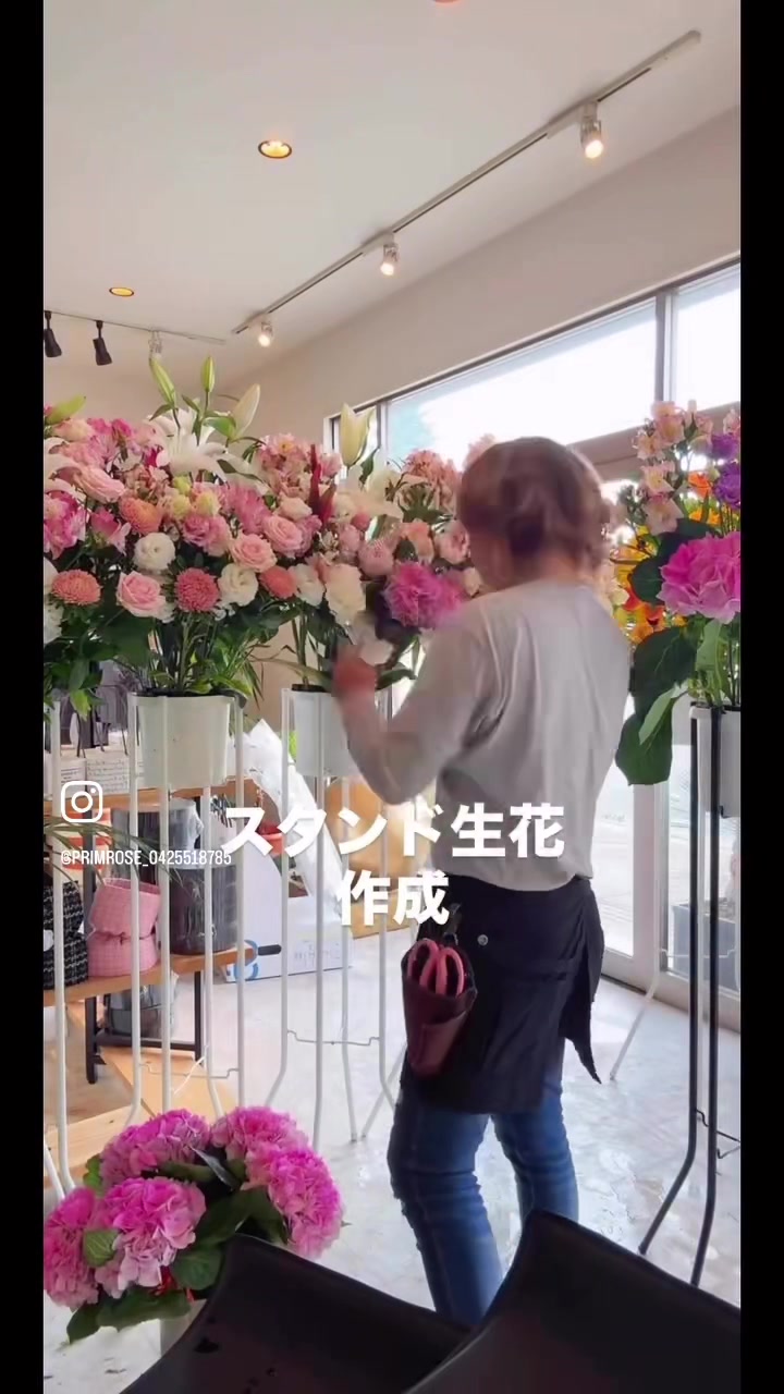 @花屋の日常 プリムローズ横田基地前の花屋