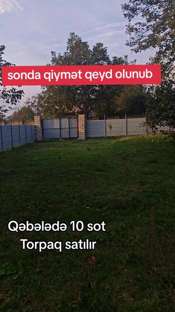 @Qəbələdə əmlak satışı