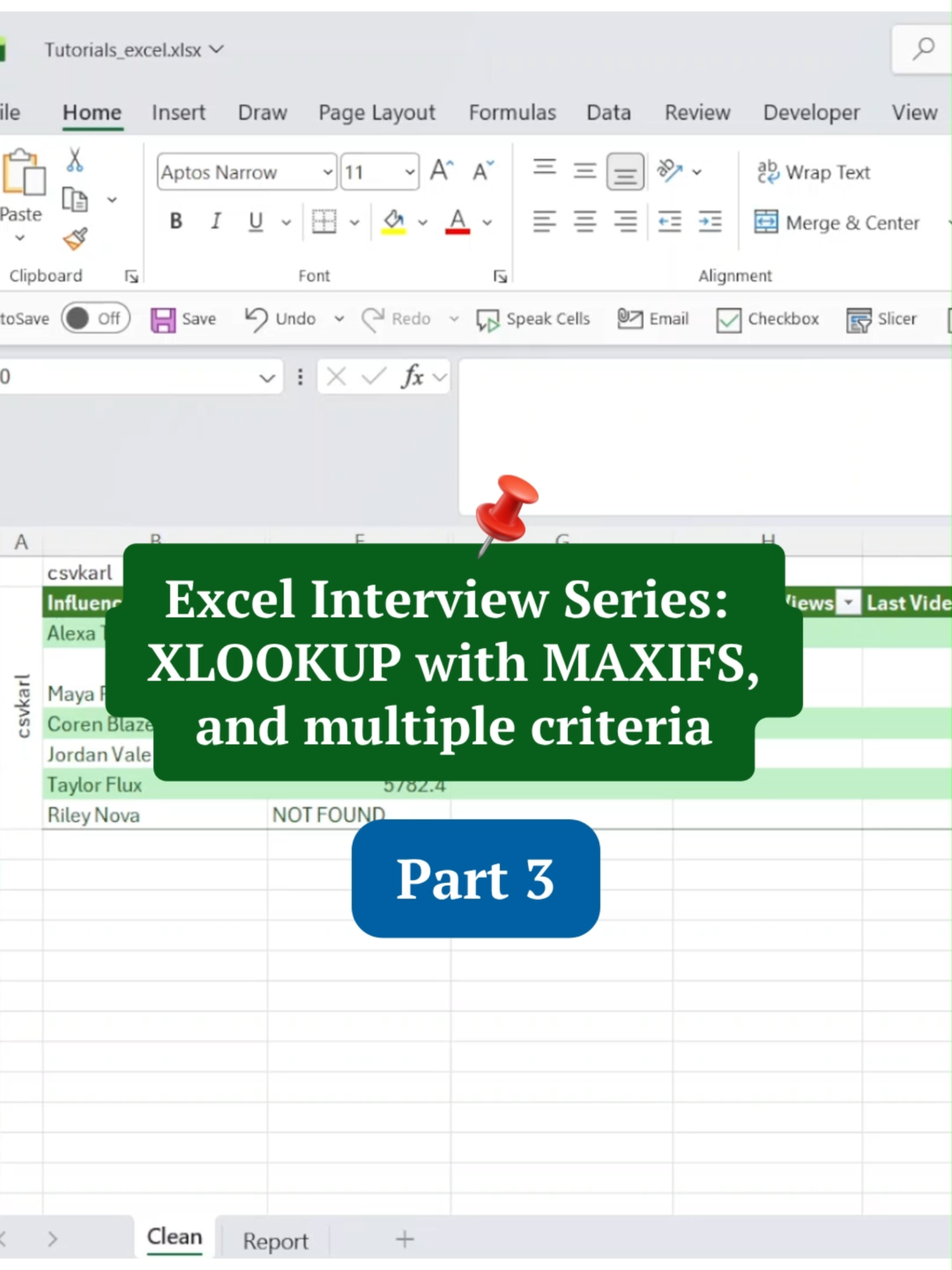 @Excel Tutorials
