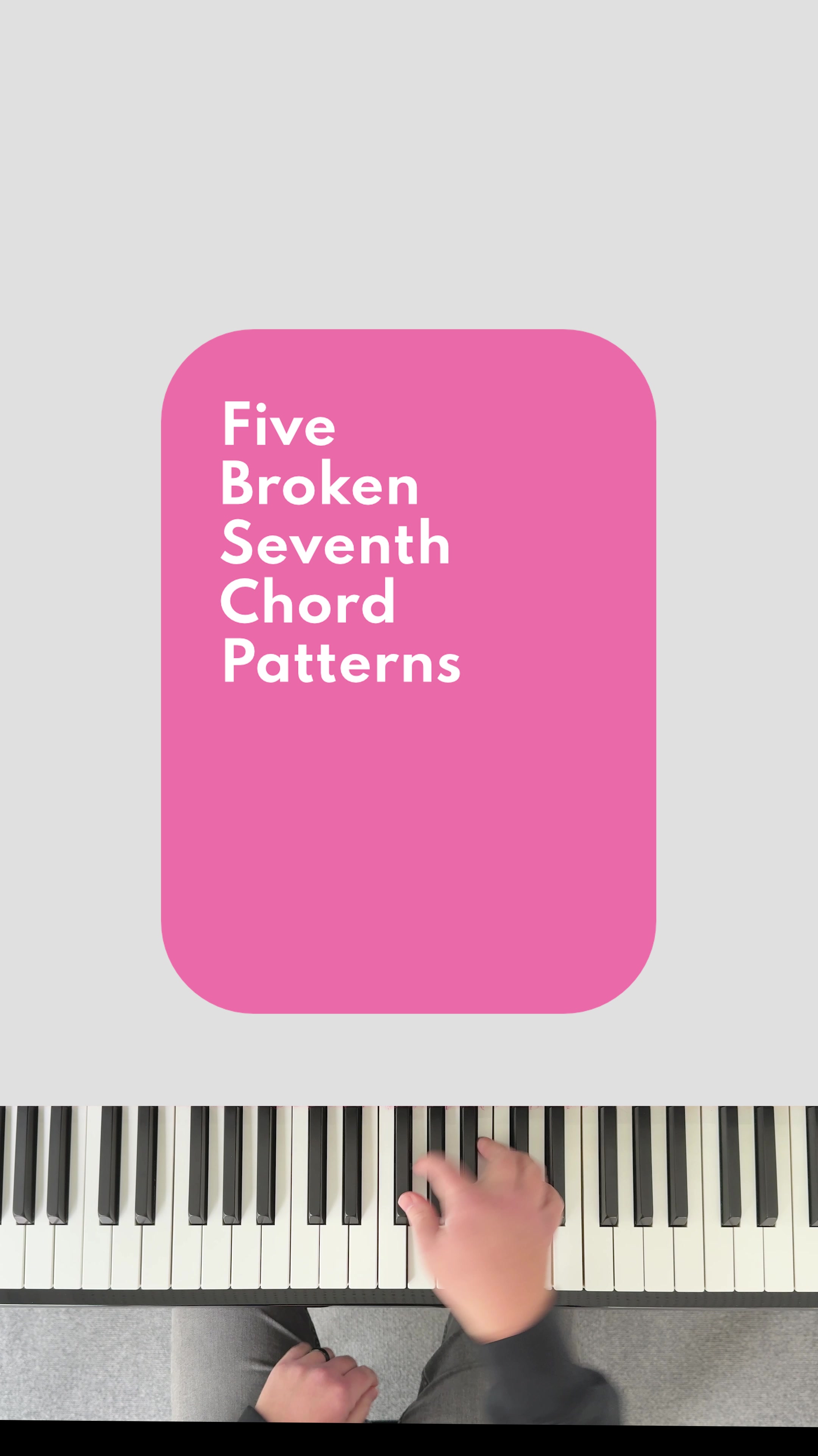 @Patterns in Piano