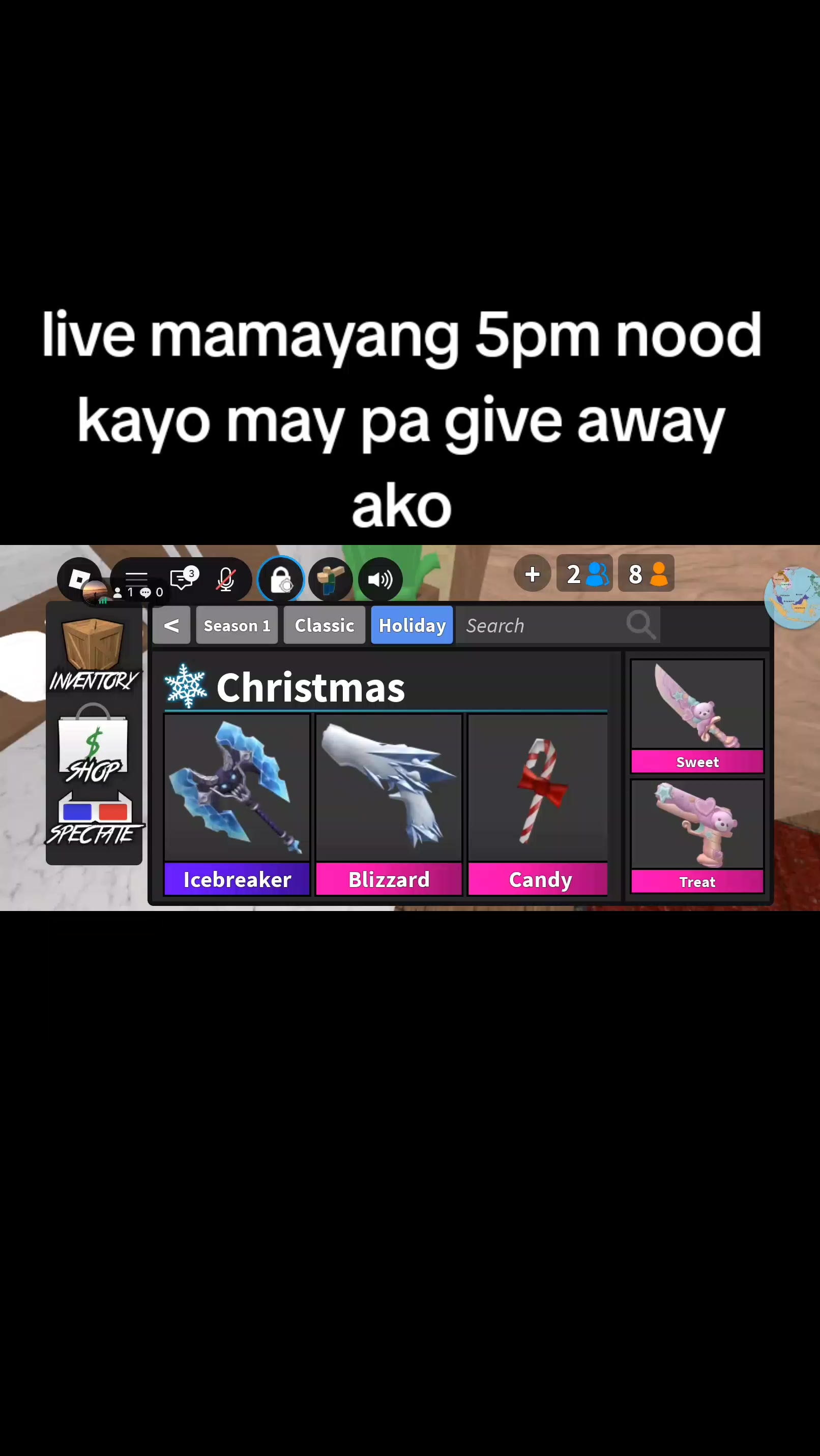@mm2 giveaway