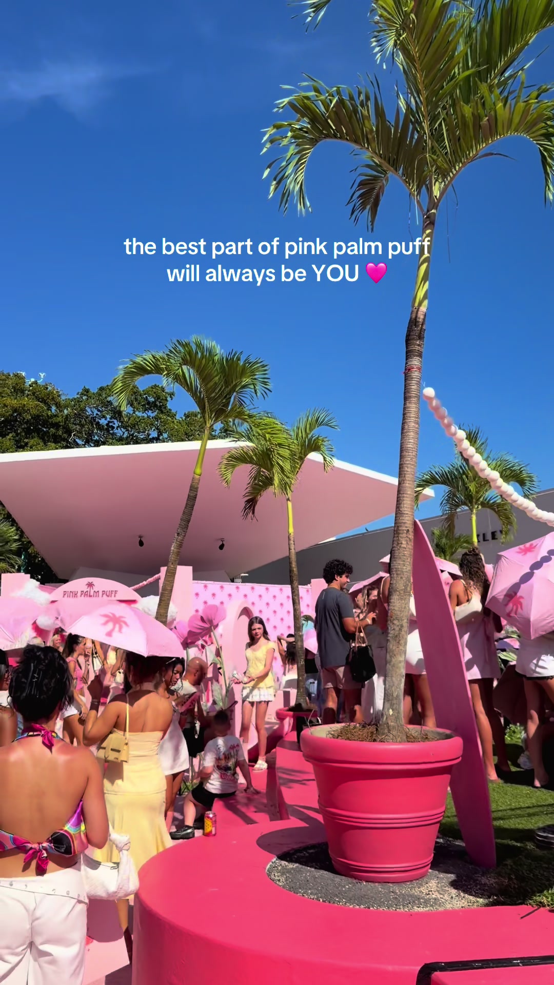 @PINK PALM PUFF