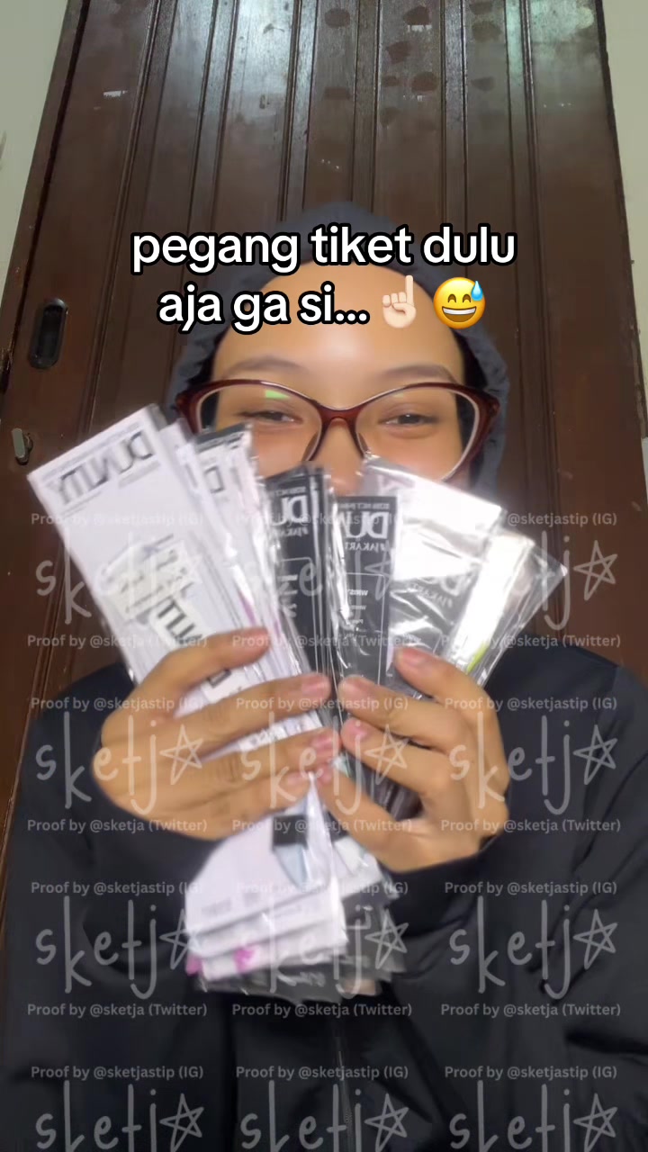 @jastip tiket konser handcarry