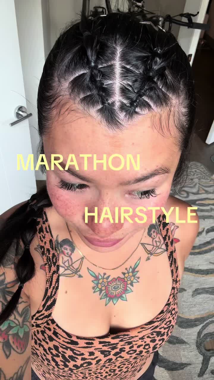 @Janine runs and paints
