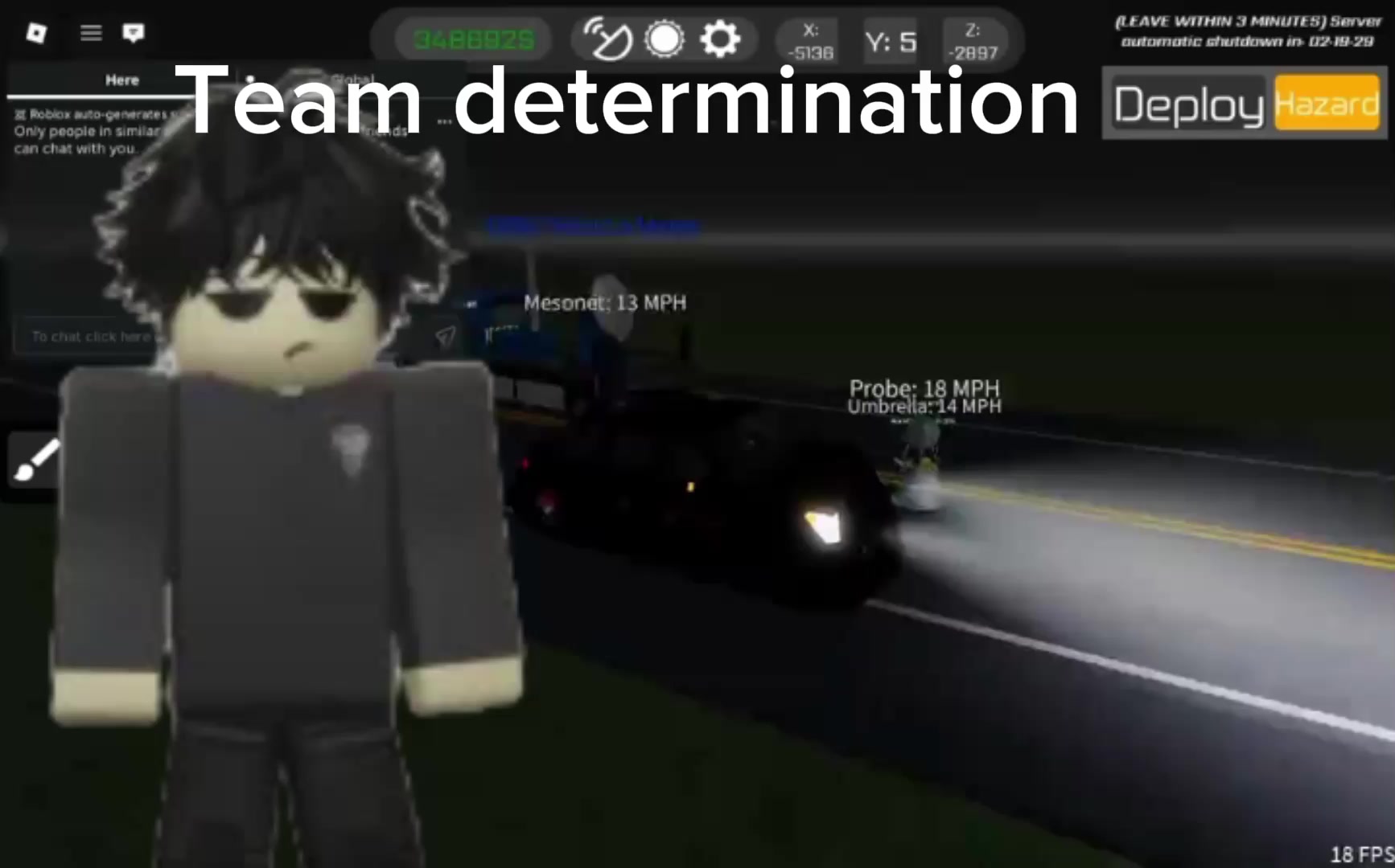 @TEAM DETERMINATION