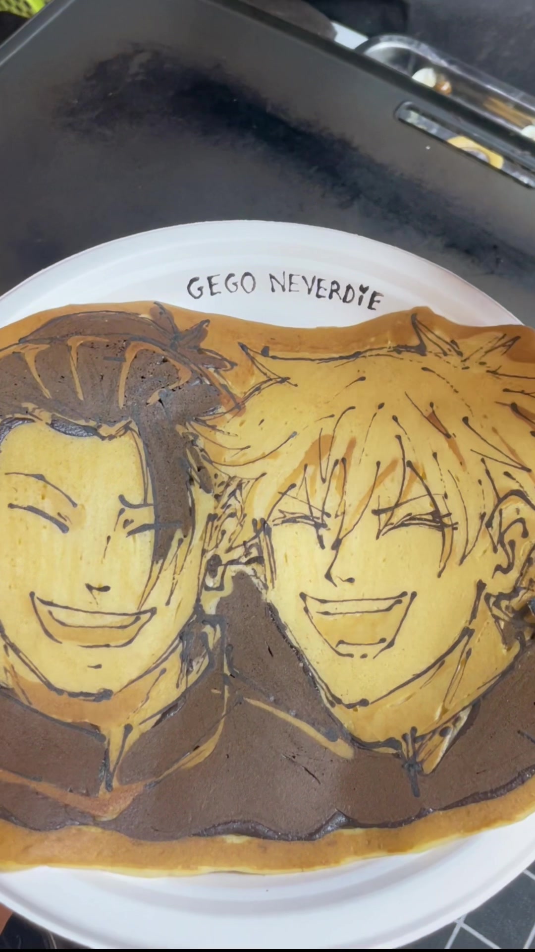 @Shonen Flip pancake art