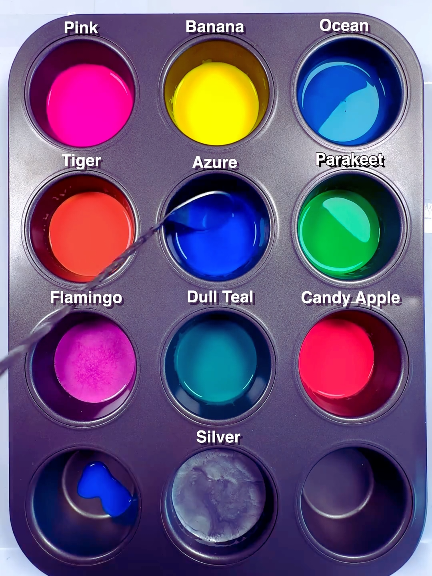 @Color Mixing ASMR