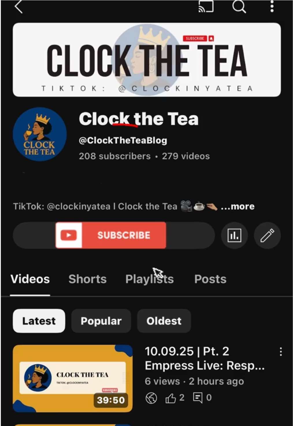 @Clock the Tea 🎥 👑 ⛓️♟️🩸