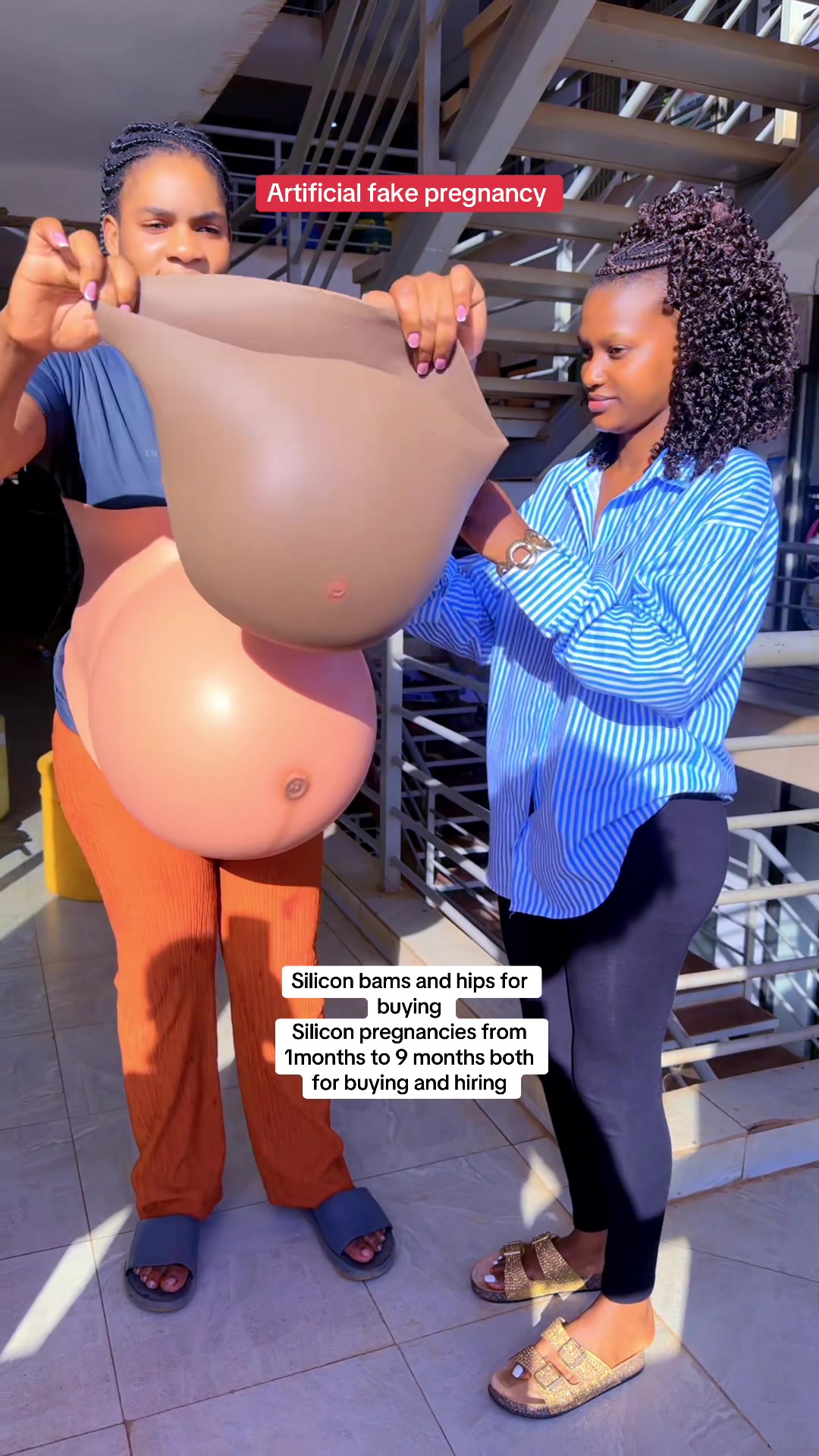 @Pregnant Nalwoga silicone wear