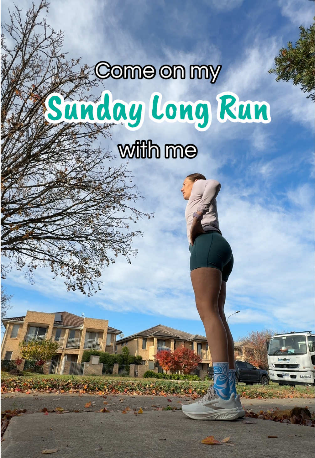 @cristel runs a marathon