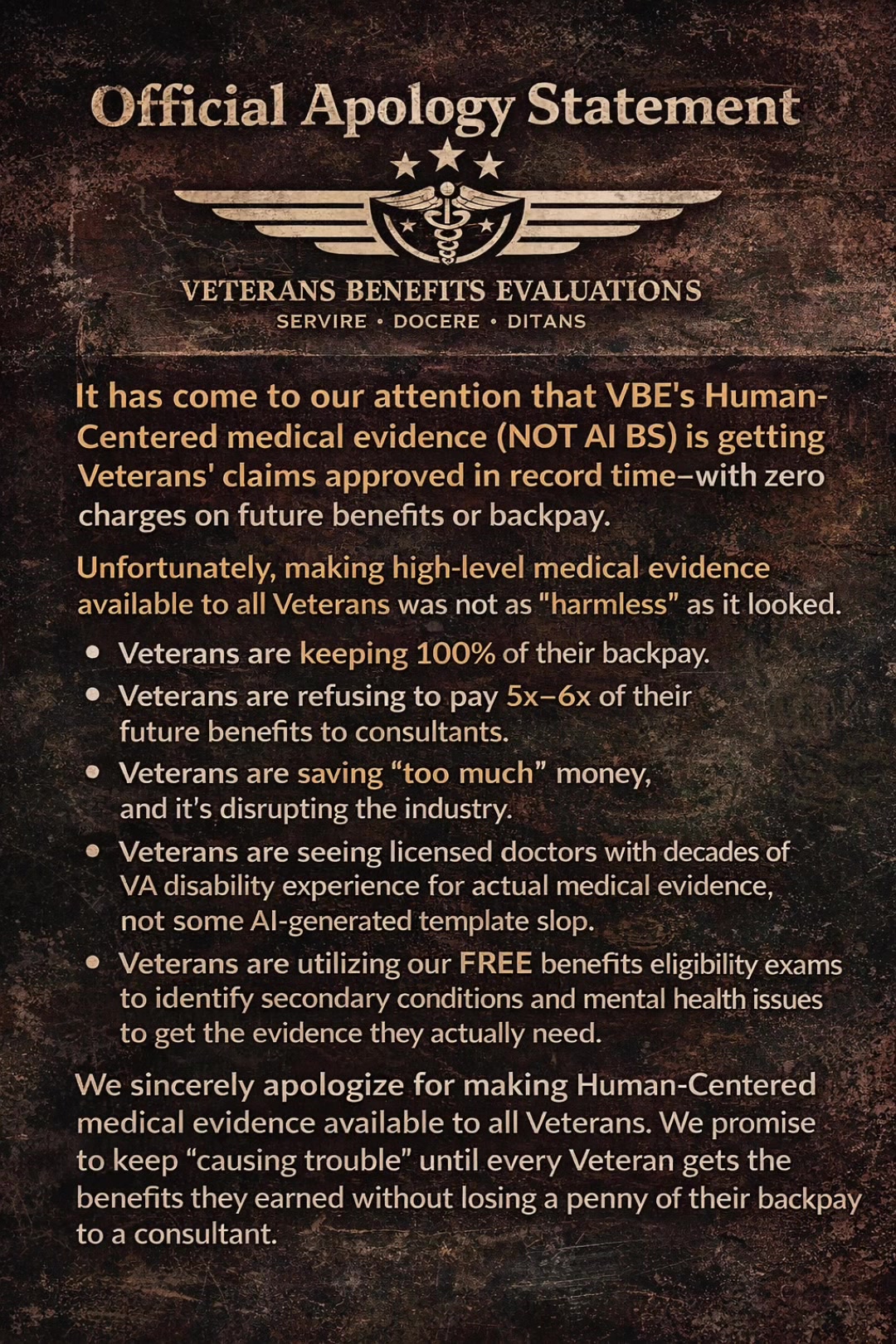 @VBE Expert Medical Opinions