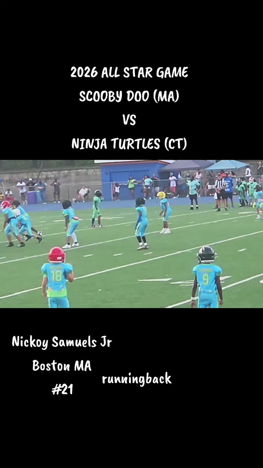 @Nickoy Samuels Jr. Football