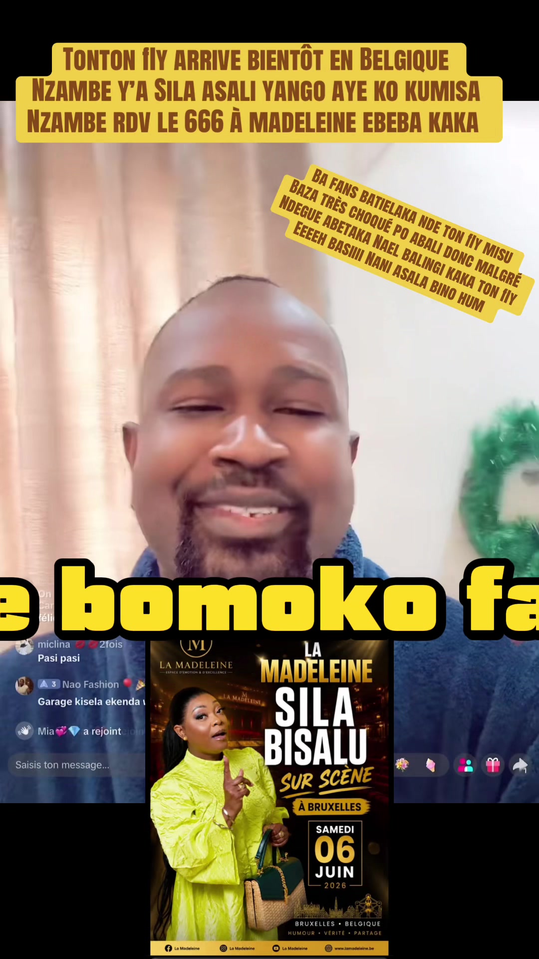 @COMÉDIE BOMOKO FAN DE SB AARON