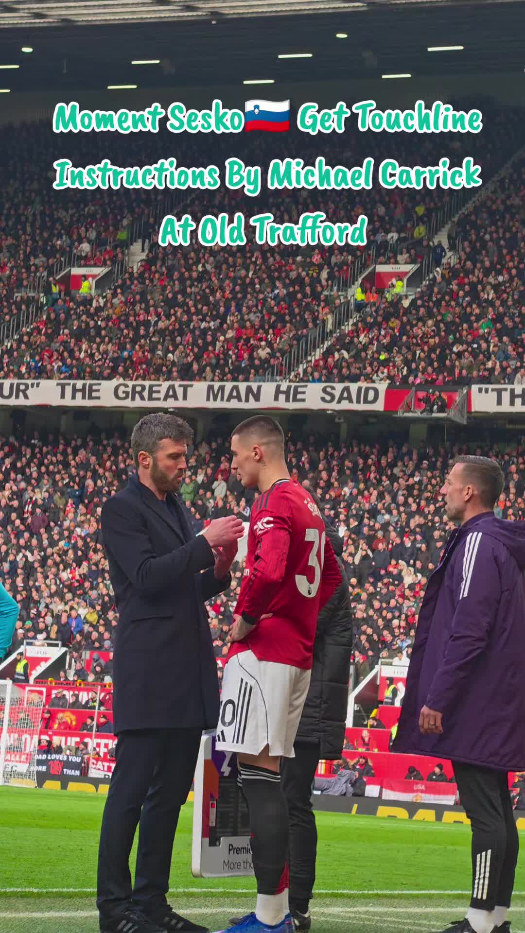 @Manchester United Dugout