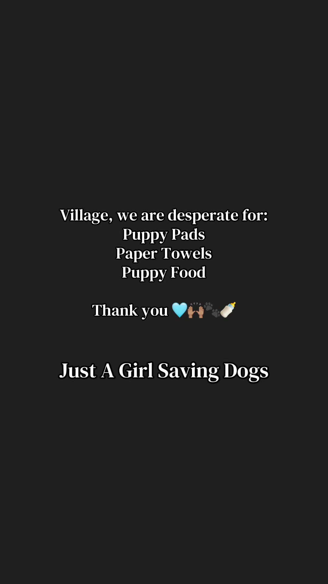 @Just A Girl Saving Dogs