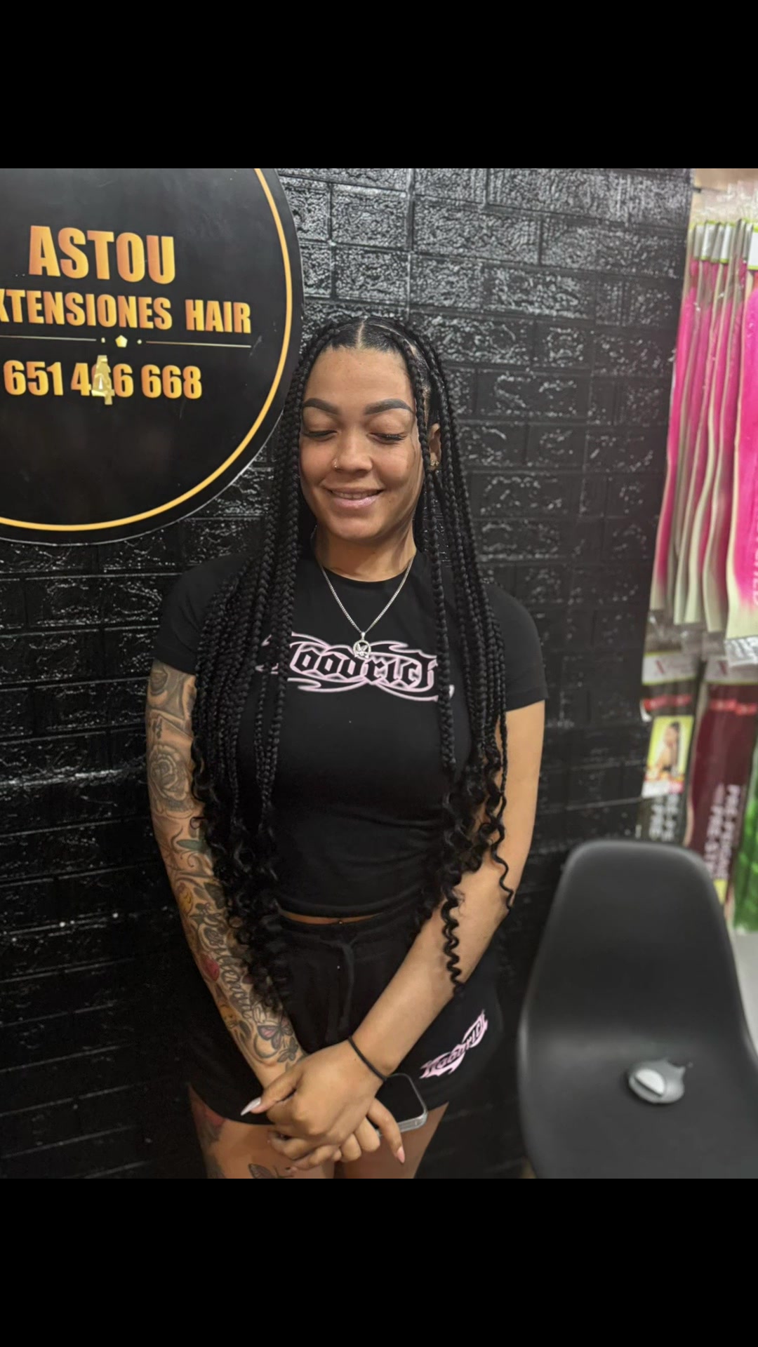@Astou Extensi&oacute;nes Hair Trenzas