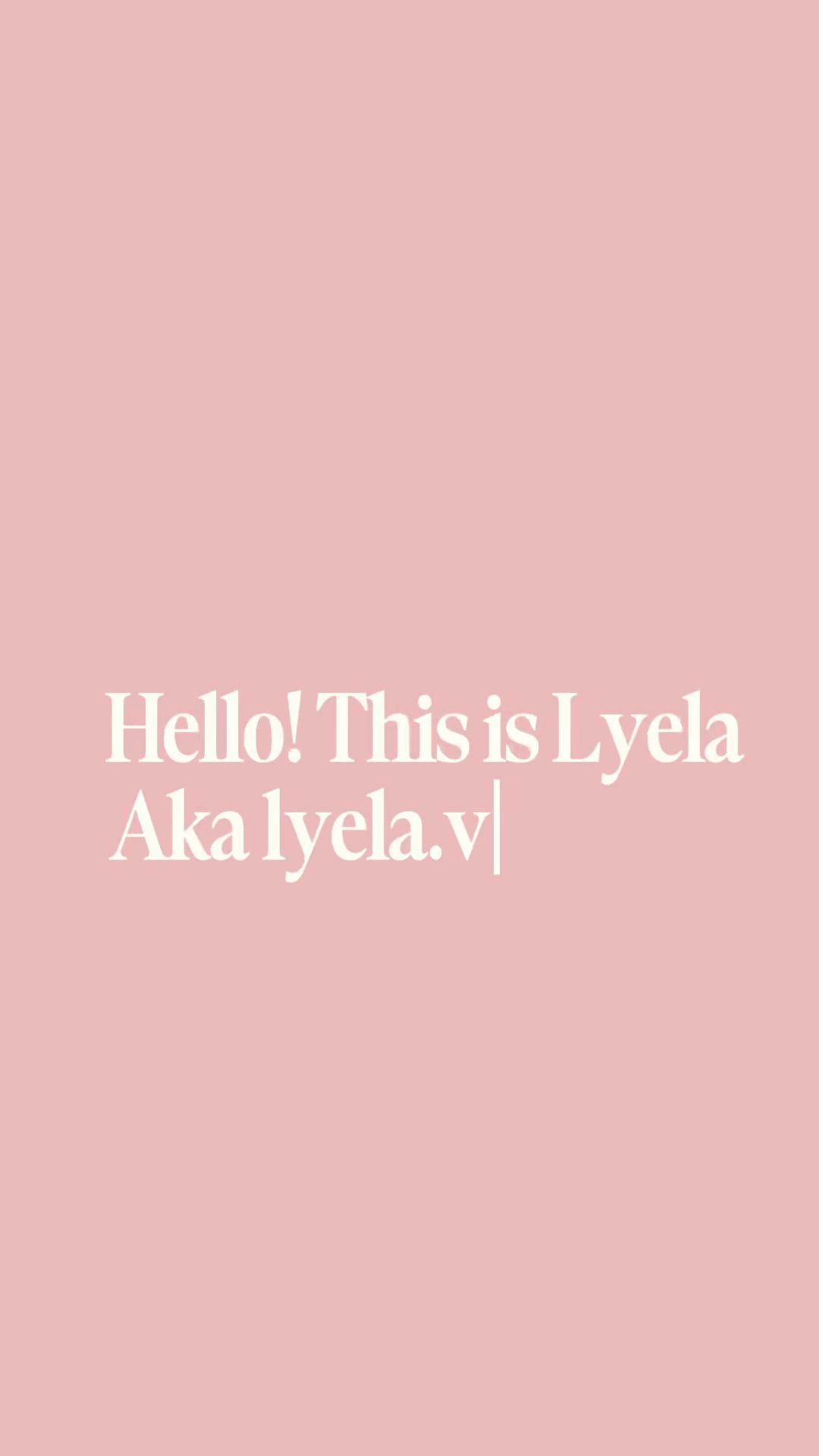 @Lyela .☘︎ ݁˖