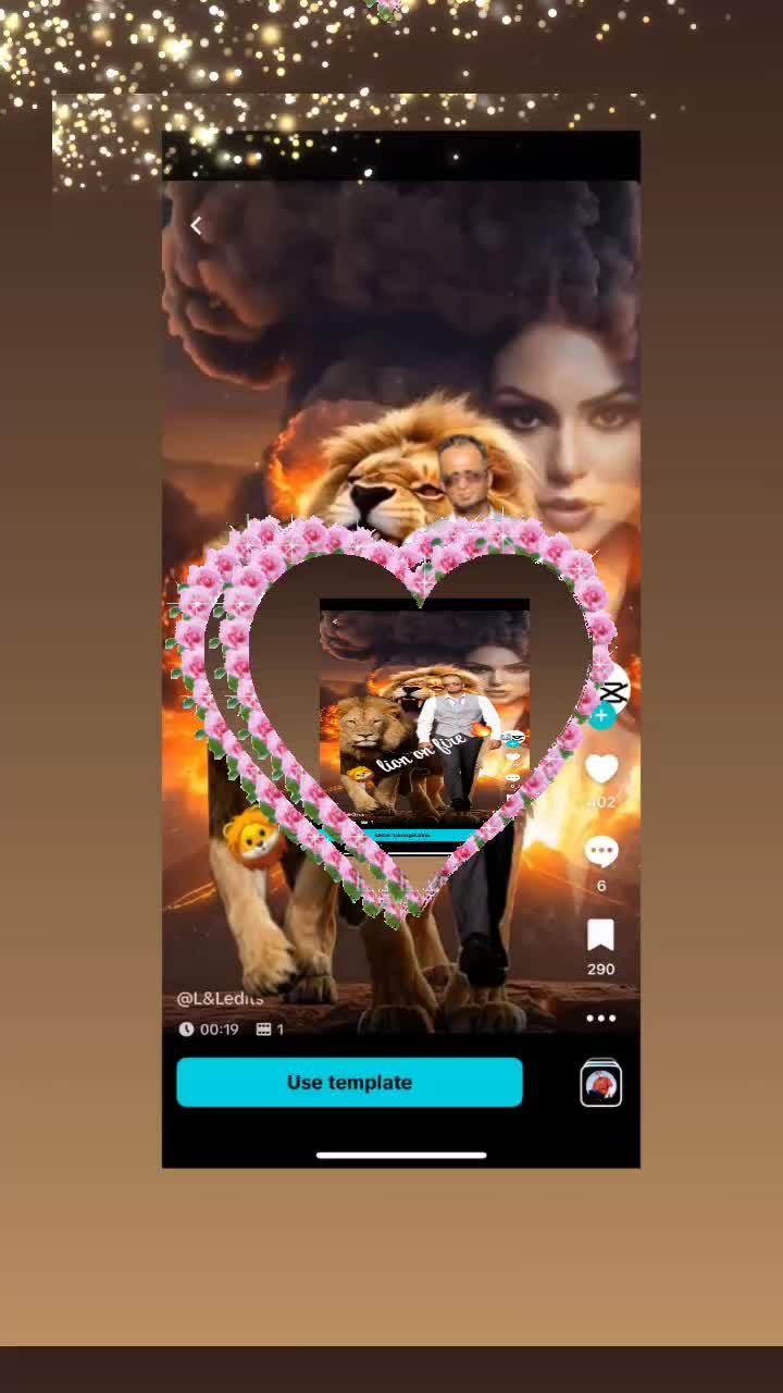 @✨️💥Lion💫On 💥Fire 🔥❤️🔥