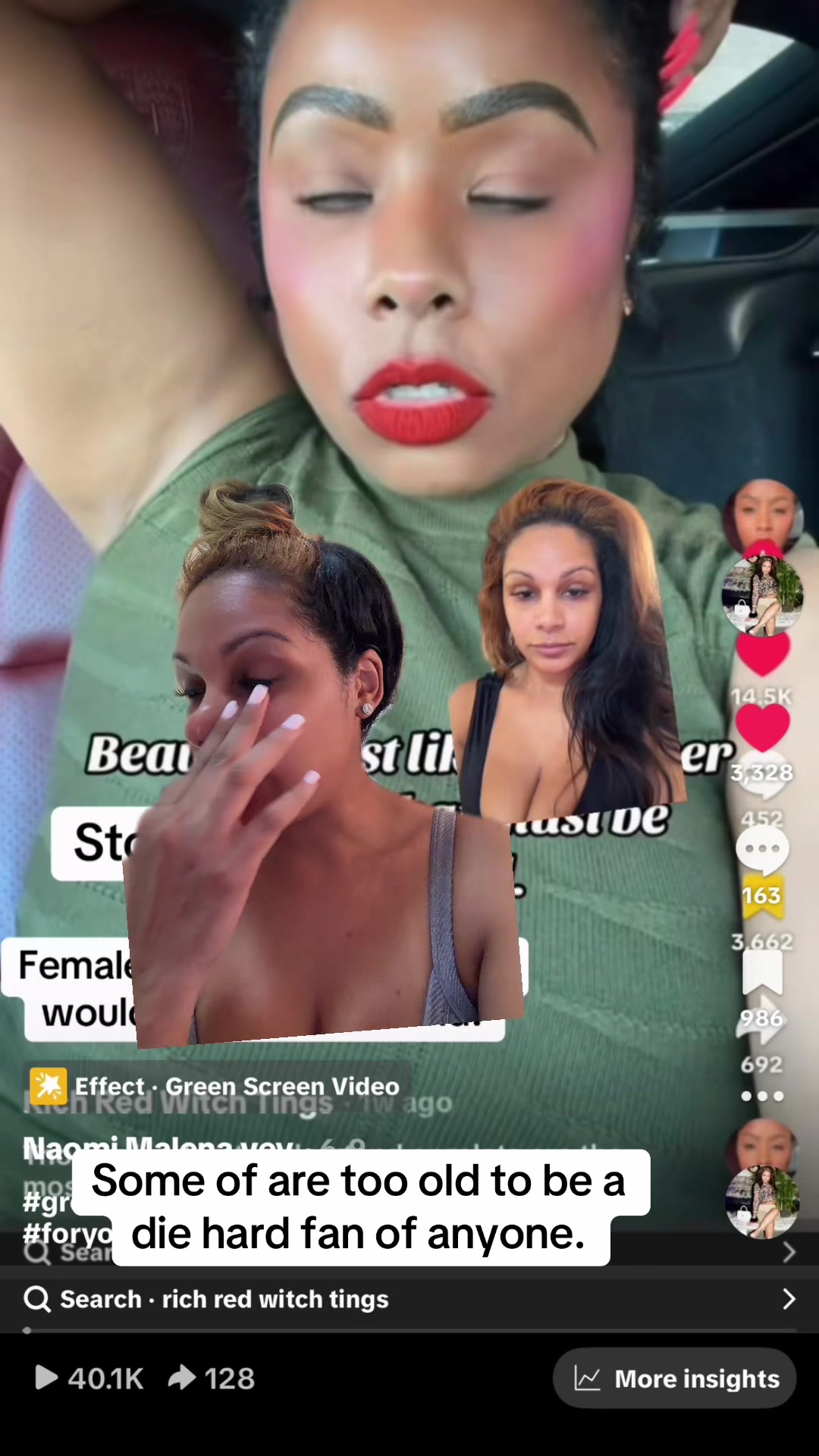 @Naomi Malena vey