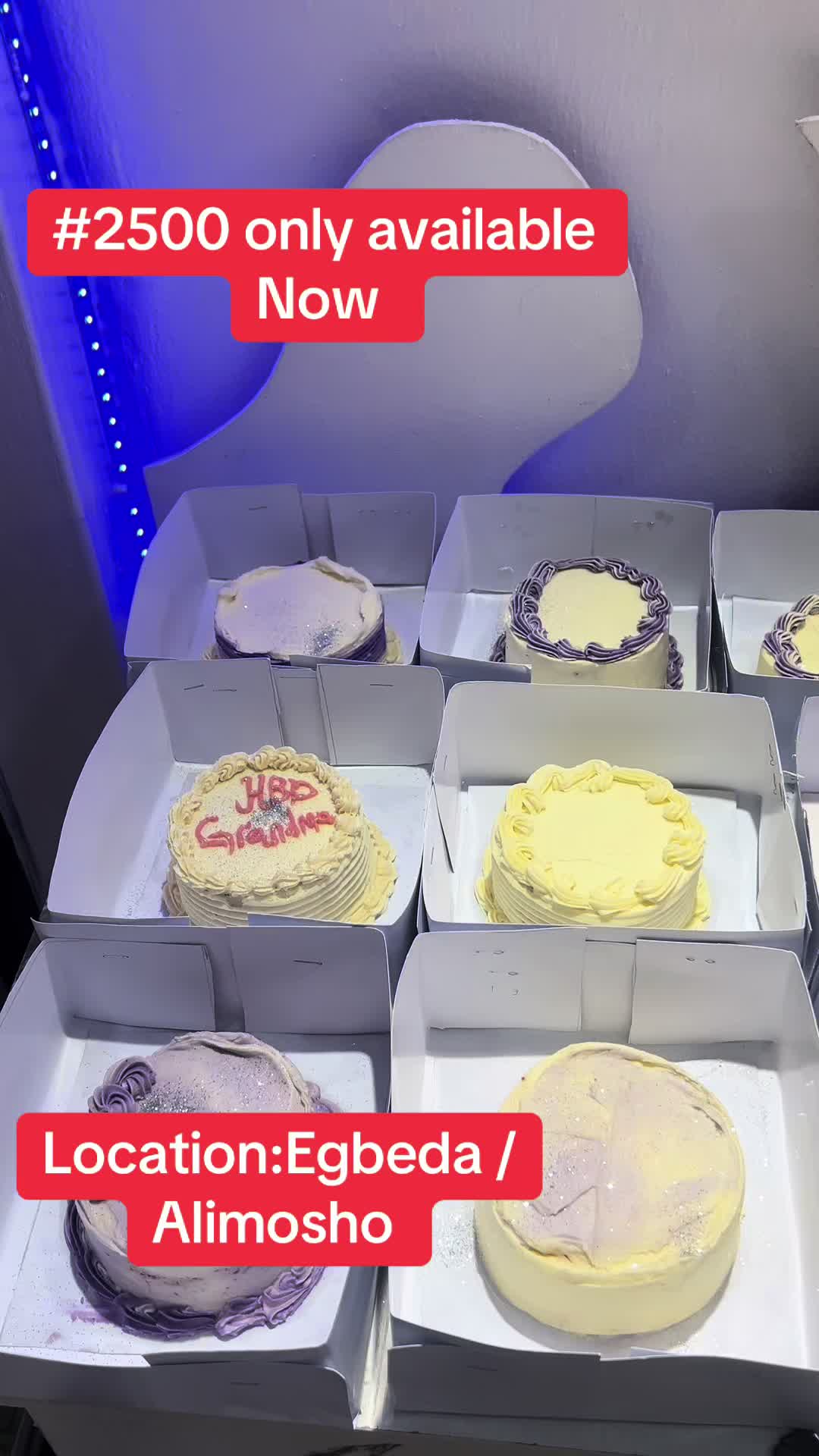 @Cakes In Egbeda/ 2500 cakes