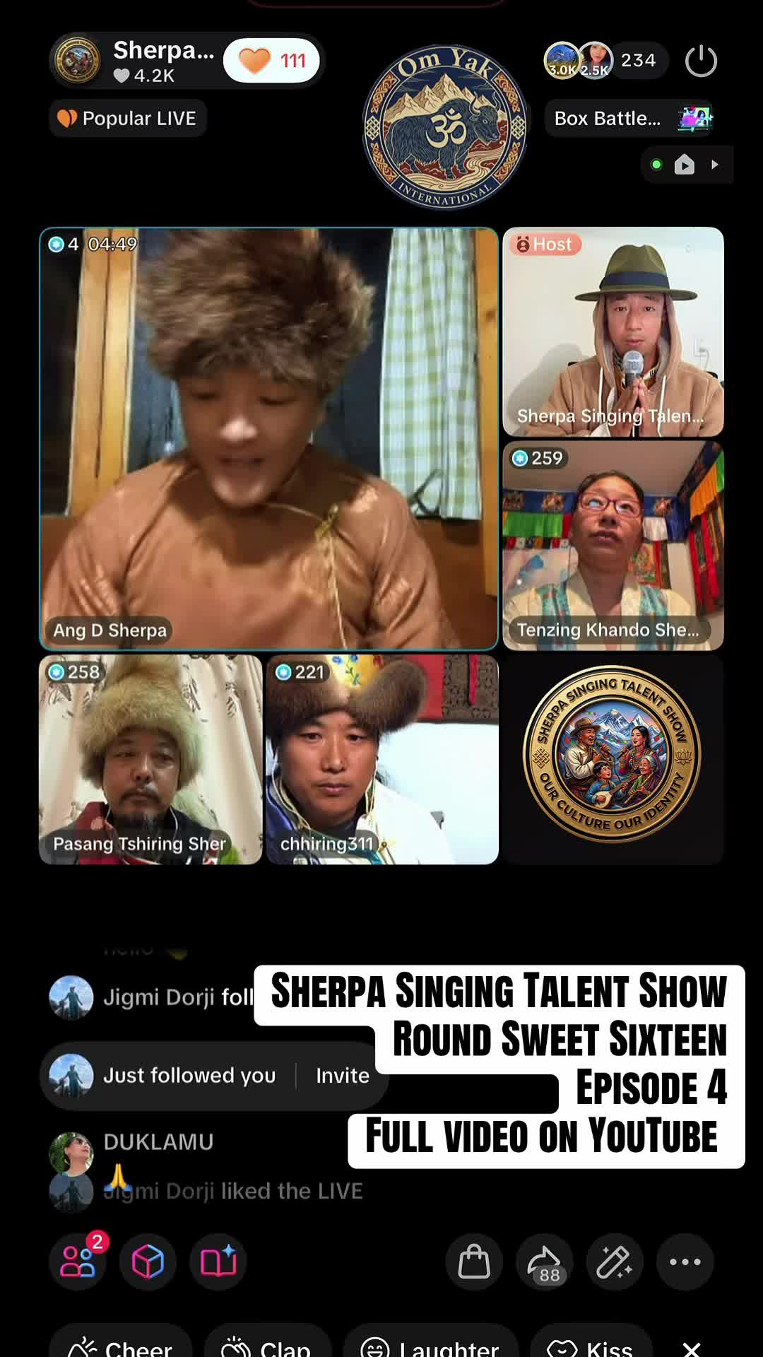 @Sherpa Singing Talent Show