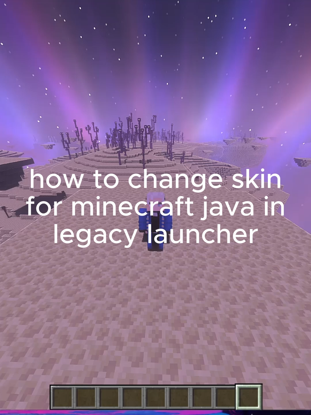 how to change skin for minecraft java | Crustz (@crustz19)