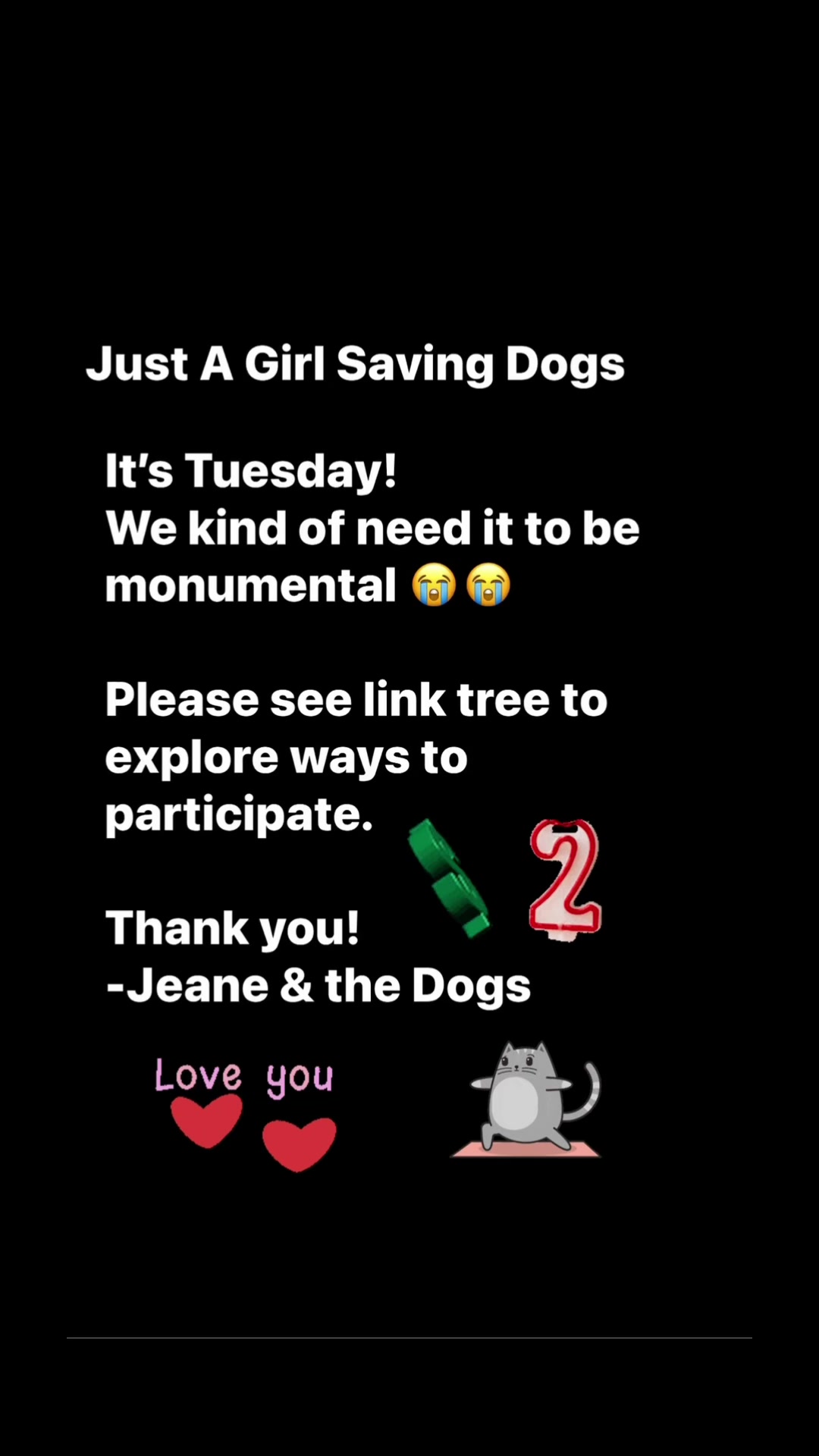 @Just A Girl Saving Dogs