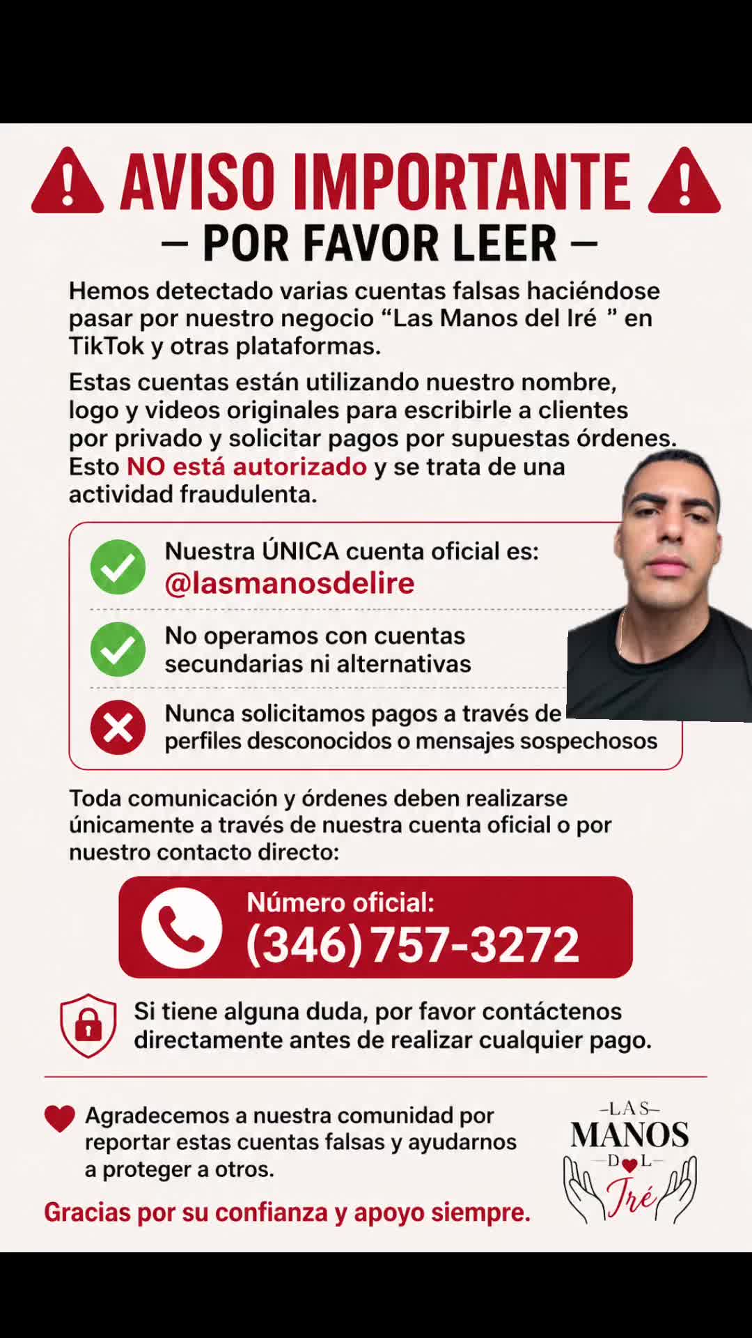 @Las Manos del Ir&eacute;