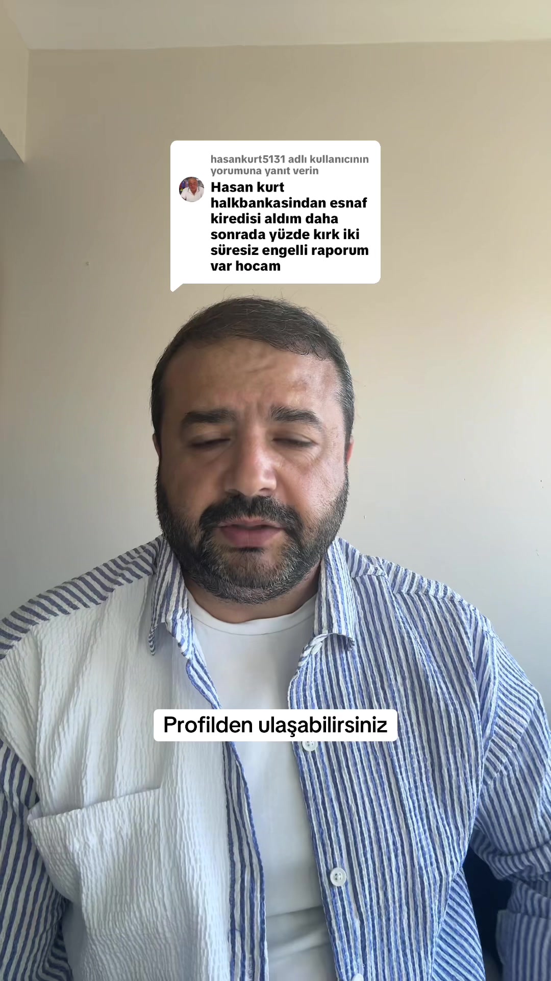 @Kredini geri almak istermisin