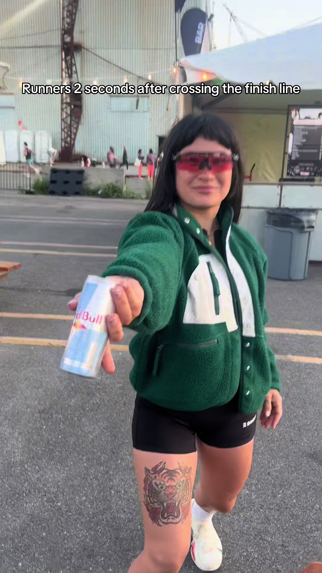 @Janine runs and paints