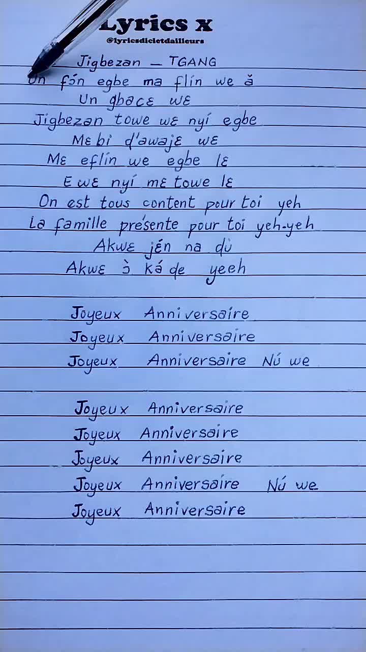@Lyrics x