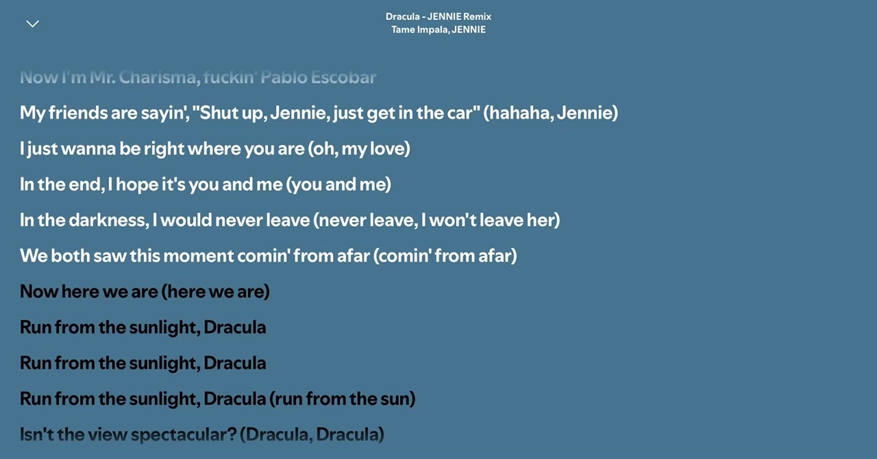@Spotify Song Lyrics