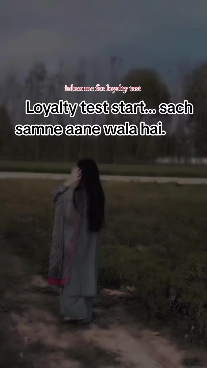 @Loyalty test🚩