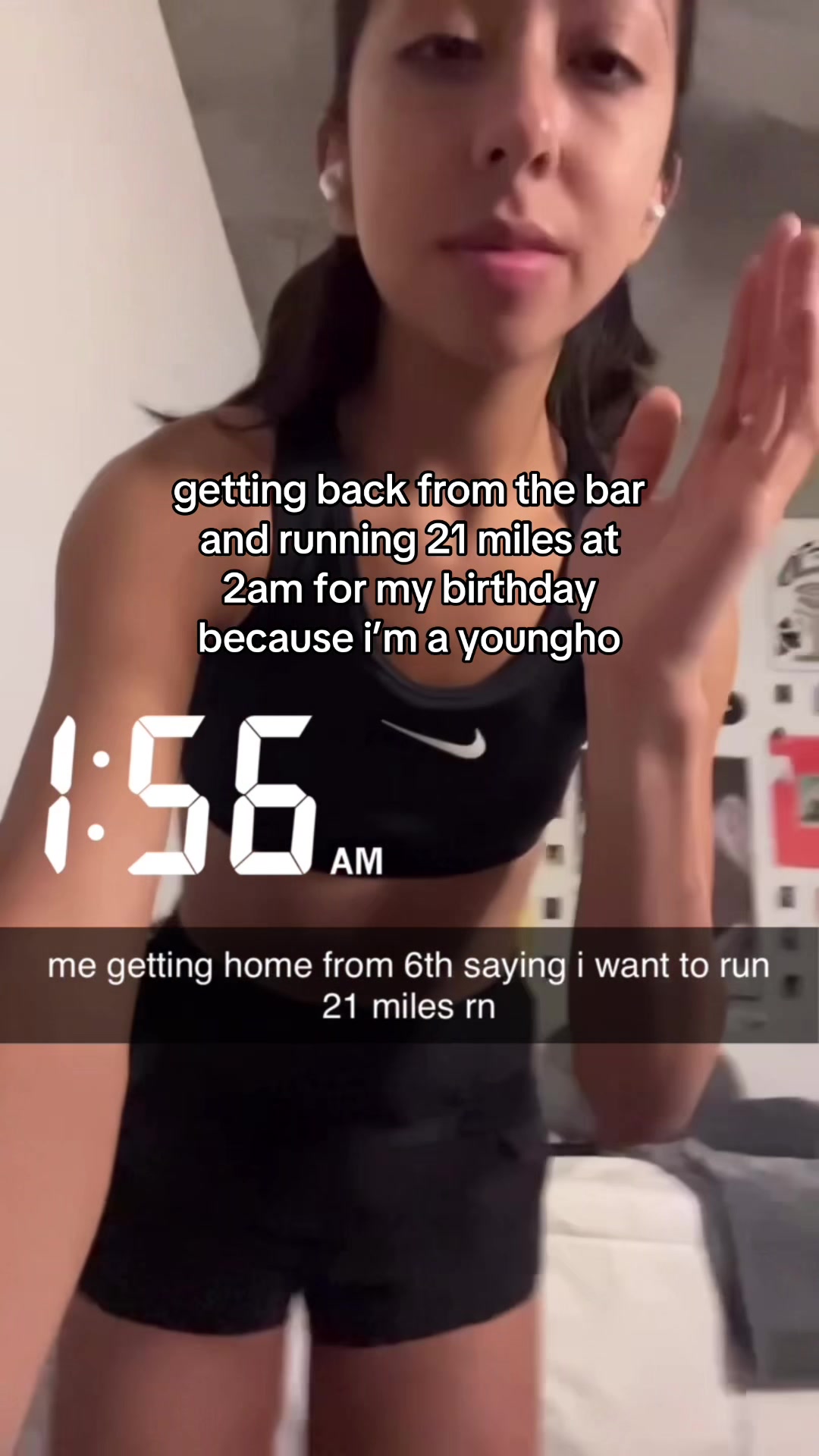 @andrea runs sometimes