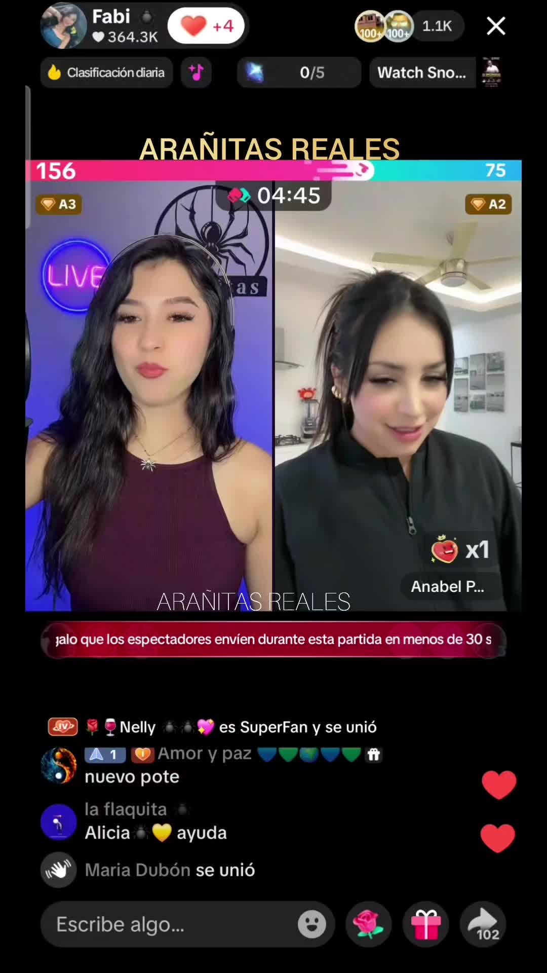 @🕷🍷Ara&ntilde;itas Reales 🎤🇬🇹