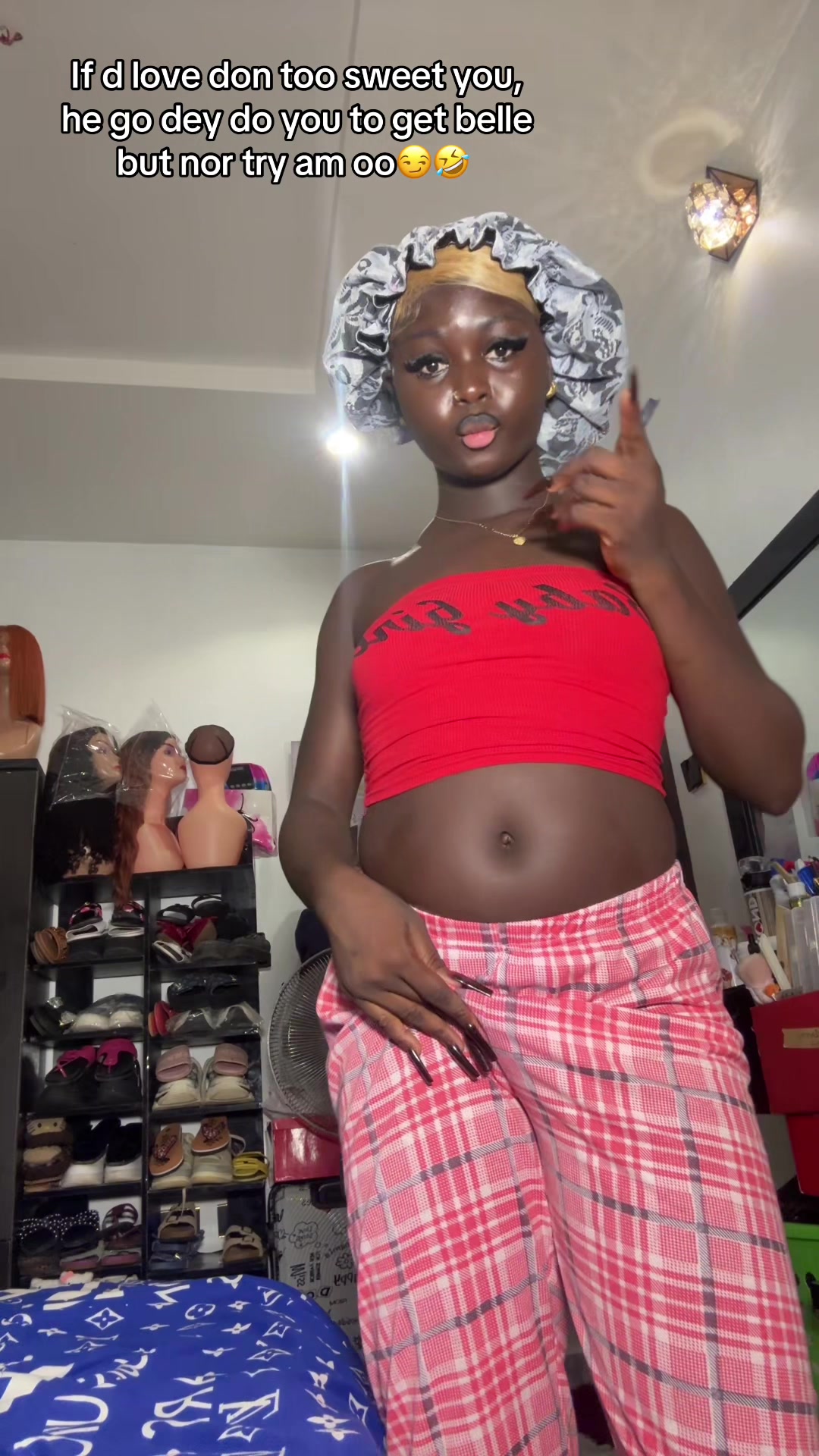 @Pink lip vendor in Warri ๐๐